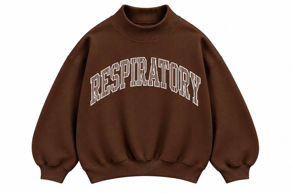Fall Brown Stripe Mockneck
